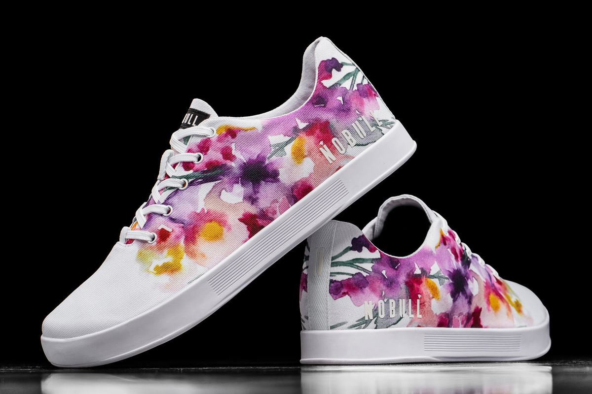 Nobull Canvas Men's Trainers Purple | Australia (WQ2941)